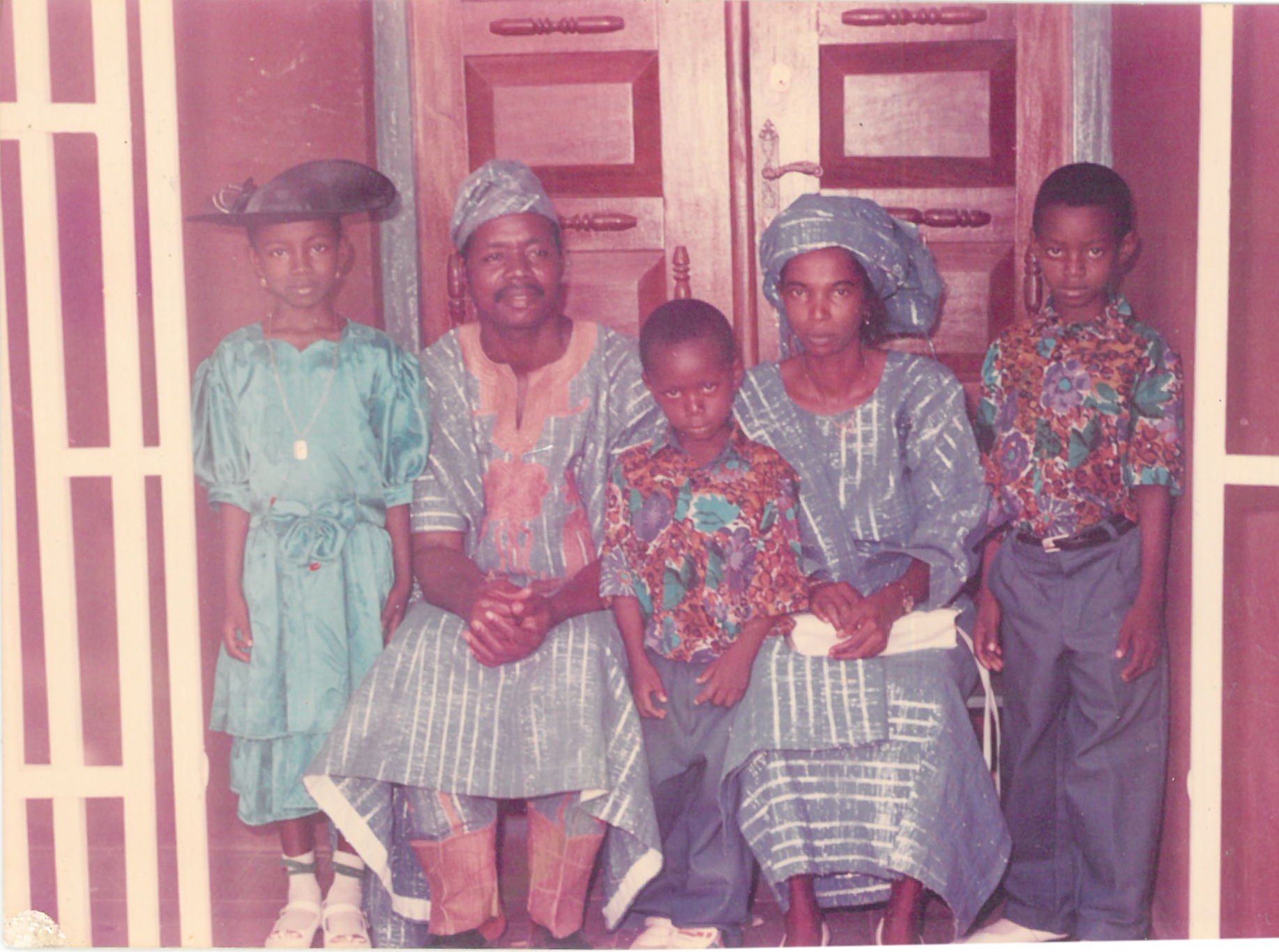Mummy with her family in Ire-Ekiti