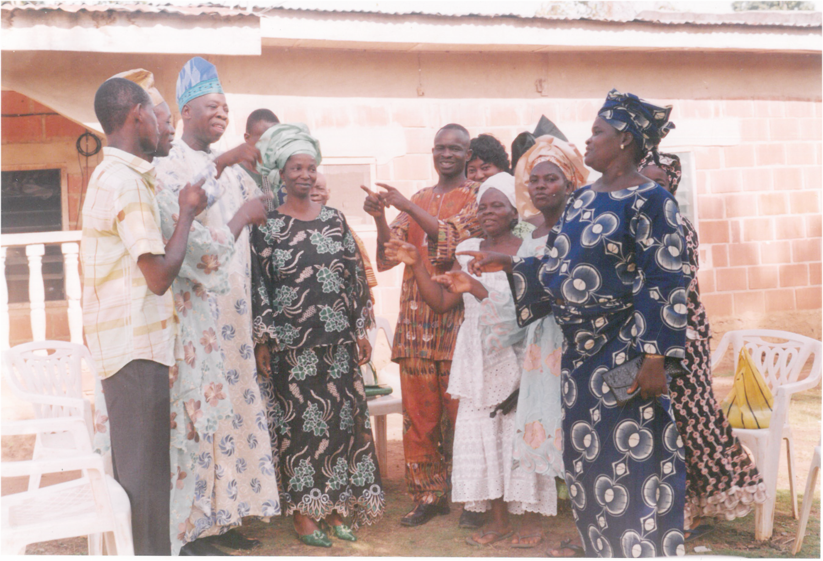 Mummy with her family, friends, and well-wishers at her 50th birthday ceremony