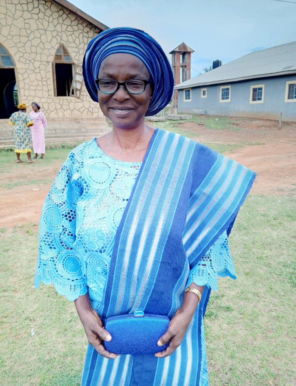 Mummy at a church function at Methodist Church Nigeria, Ora-Ekiti